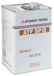Трансмиссионное масло Mitsubishi ATF SP III (4 л.) 4024610