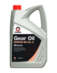 Трансмиссионное масло Comma Gear Oil EP 80W-90 GL-4 (5 л.) GO45L