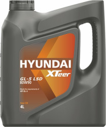 Трансмиссионное масло Hyundai (Kia) Xteer Gear Oil GL-5 LSD 80W-90 (4 л.) 1041423